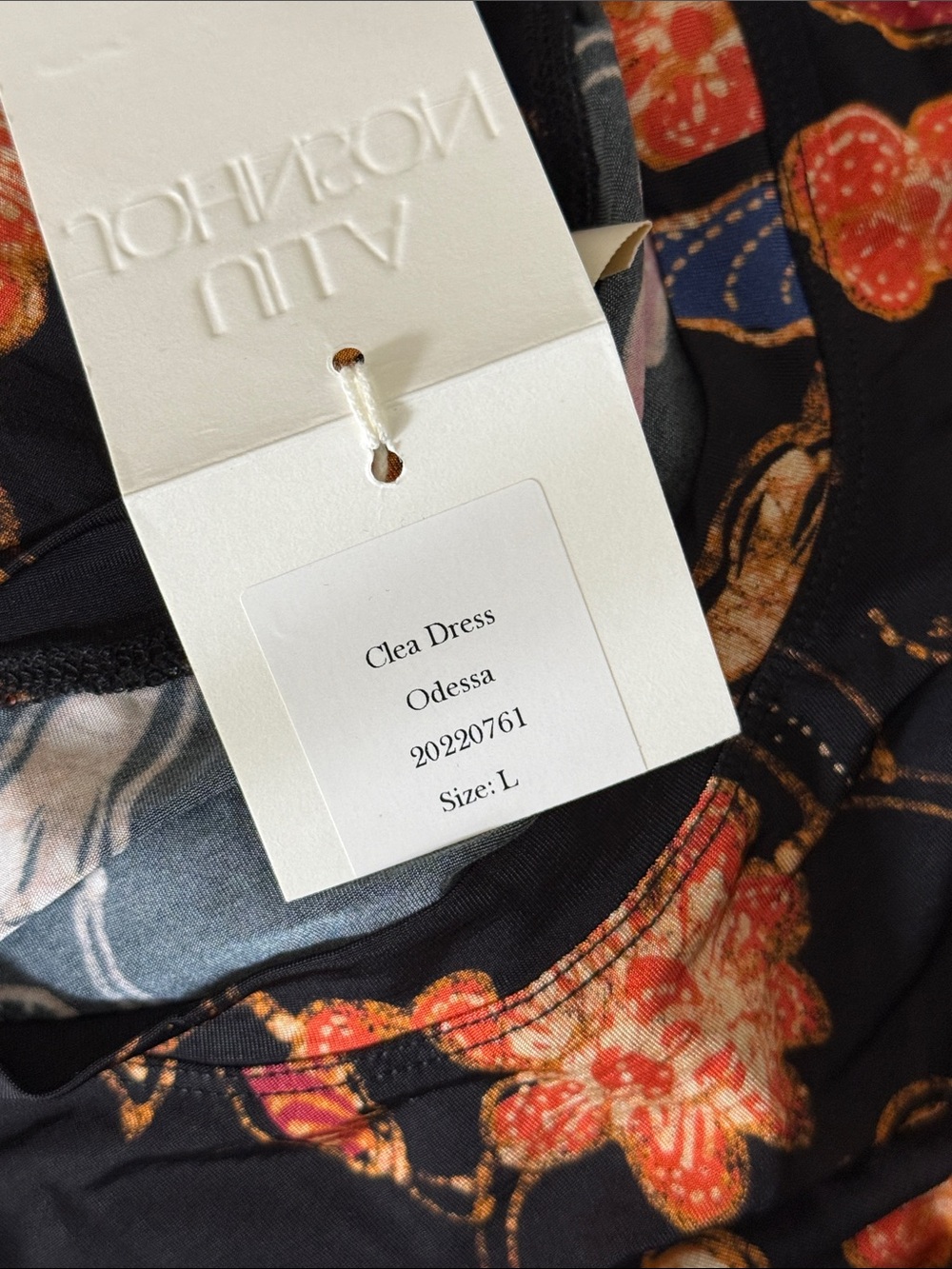 ULLA JOHNSON Cleo Odessauu Sleeveless Floral Dress L - Picture 9 of 10